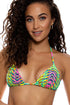 Luli Fama Oasis Babe SEAMLESS REVERSIBLE TRIANGLE TOP